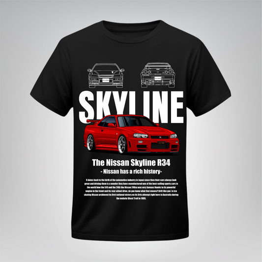 Polera Skyline R34 - Nissan