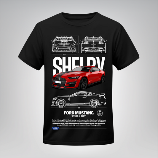 Polera Mustang GT500 Shelby Rojo – Ford
