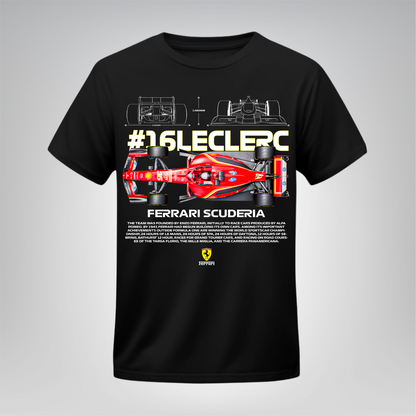 Polera Ferrari #16 Leclerc – F1 Edition