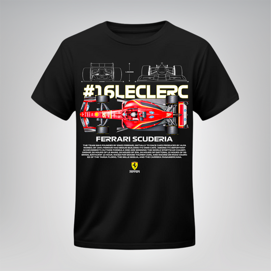 Polera Ferrari #16 Leclerc – F1 Edition