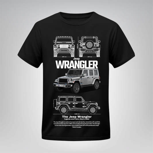 Polera Wrangler Blueprint – Jeep