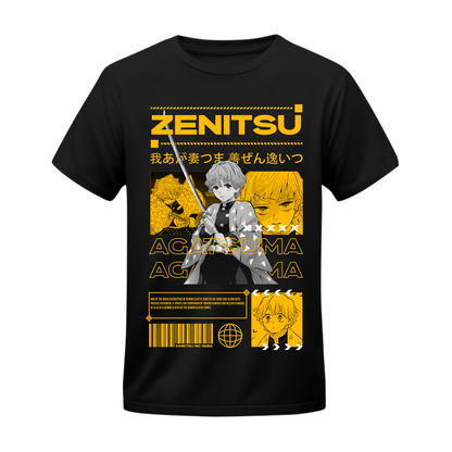 Polera Zenitsu: Destello del Rayo – Kimetsu no Yaiba