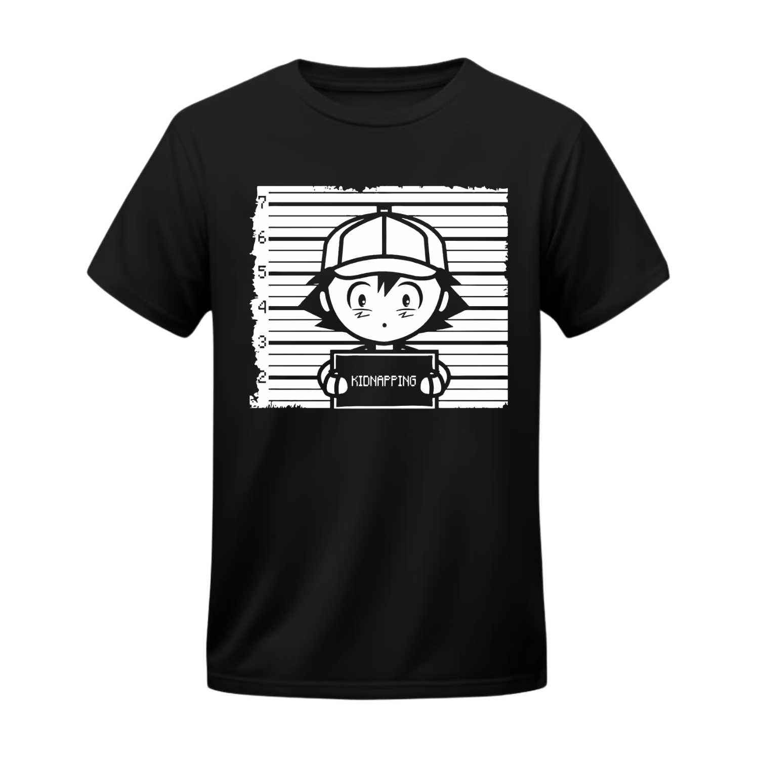 Polera Ash Mugshot – Pokémon