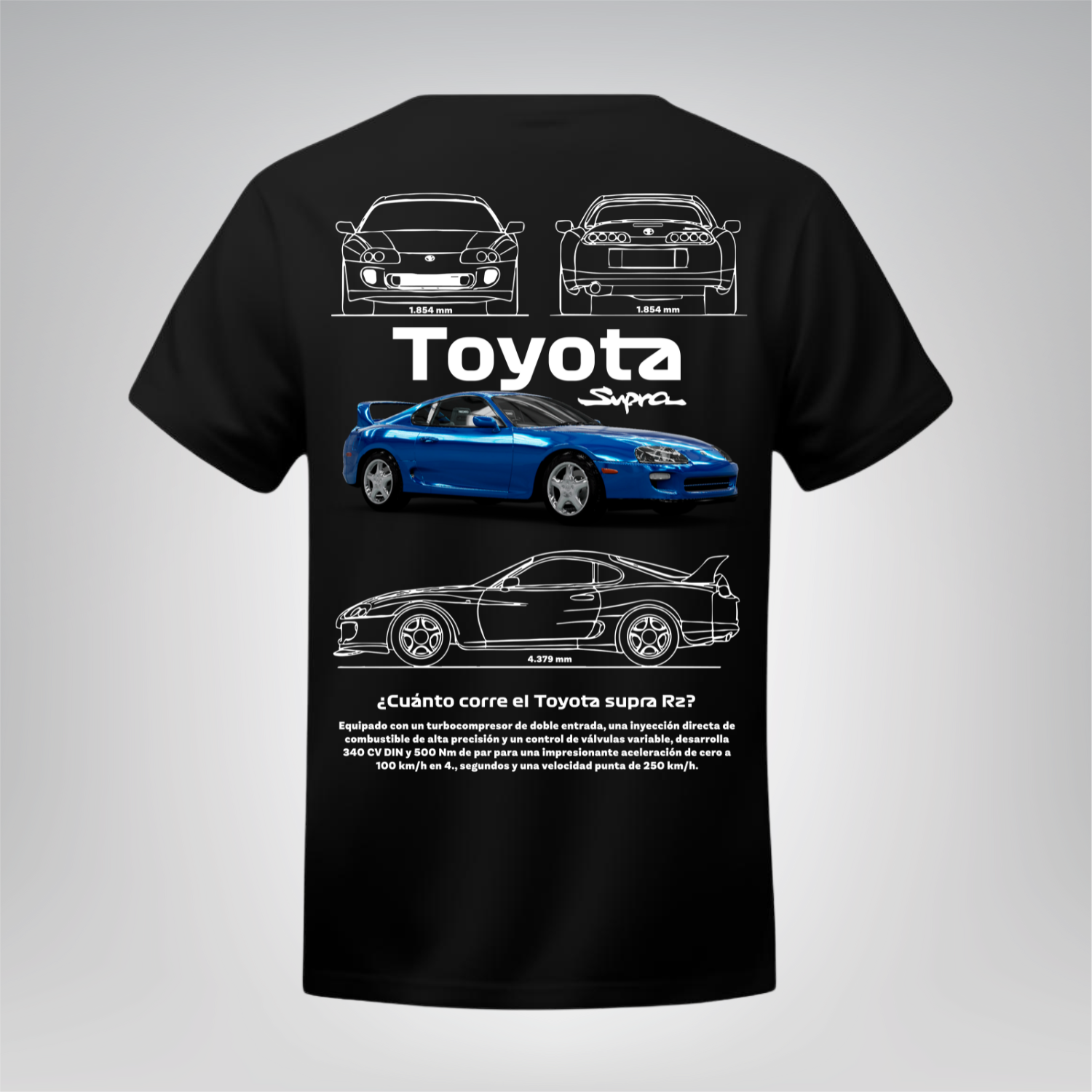 Polera Supra MK4 Azul – Toyota
