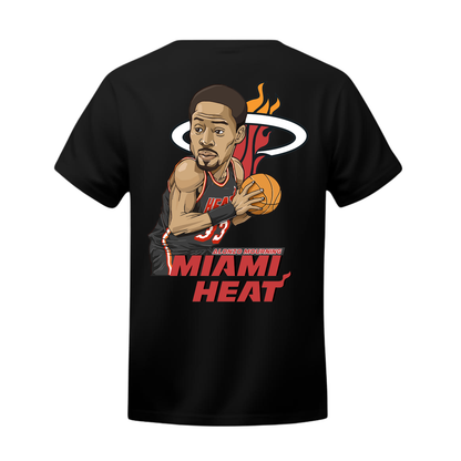 Polera Alonzo Mourning Chibi – Miami Heat