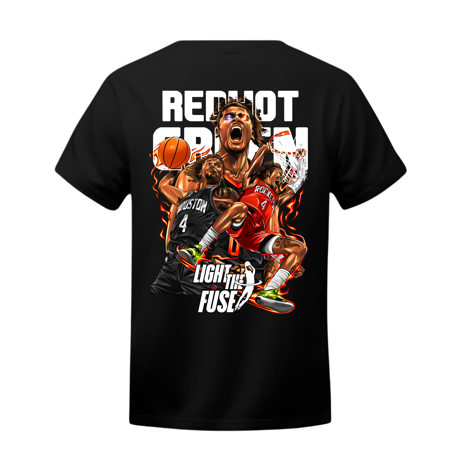 Polera Red Hot Green – Houston Rockets