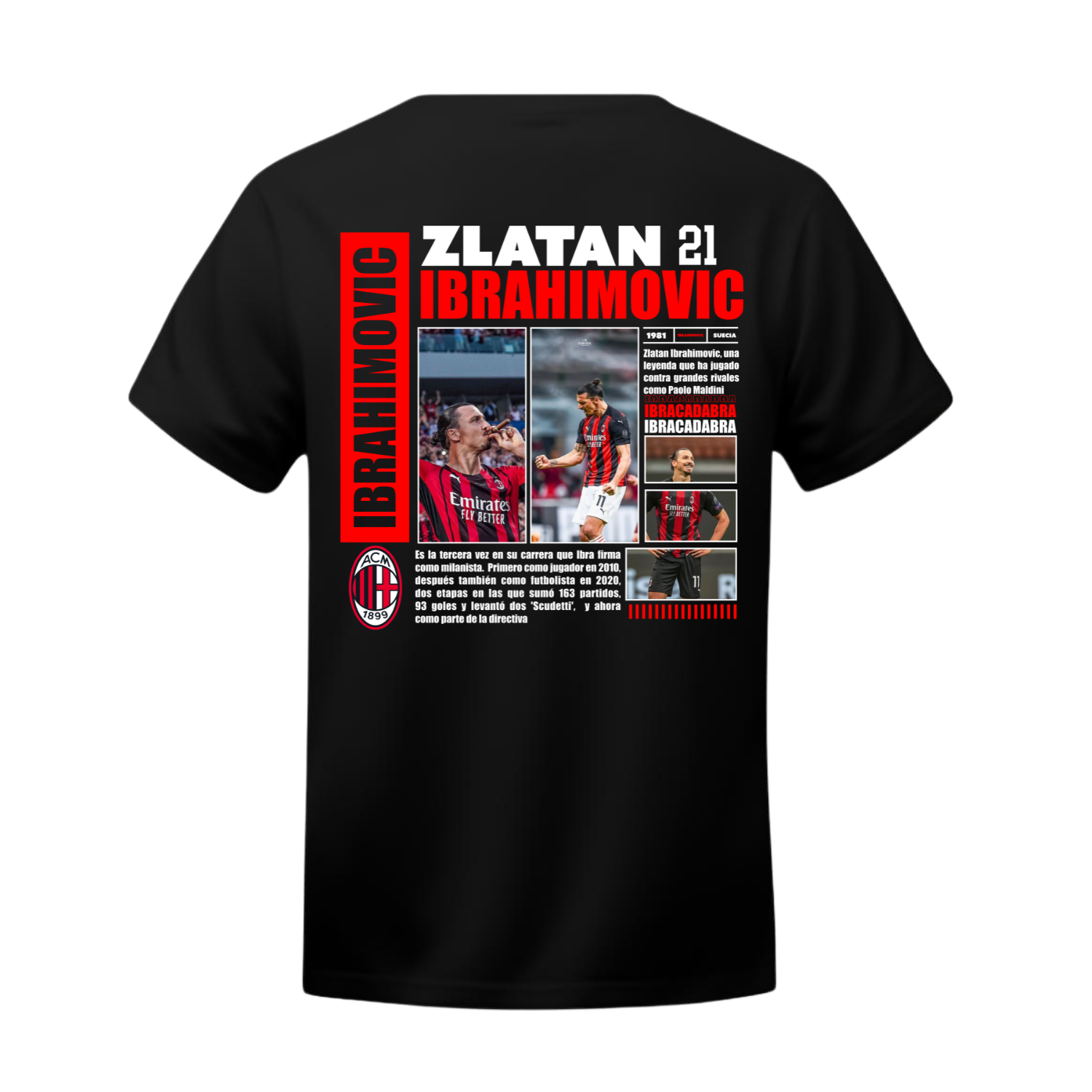 Polera Zlatan Ibrahimovic Ibracadabra – AC Milan