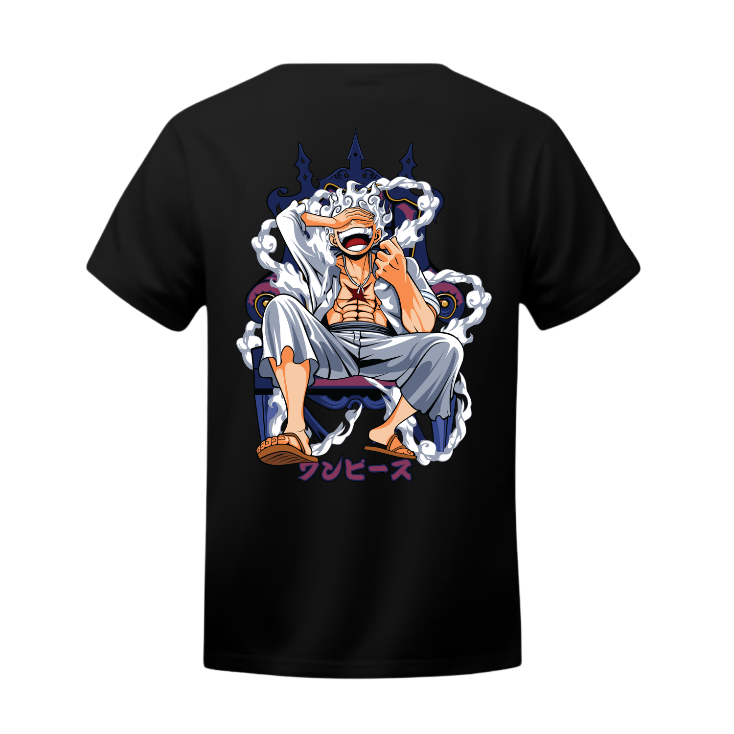 Polera Luffy Gear 5 en el Trono – One Piece