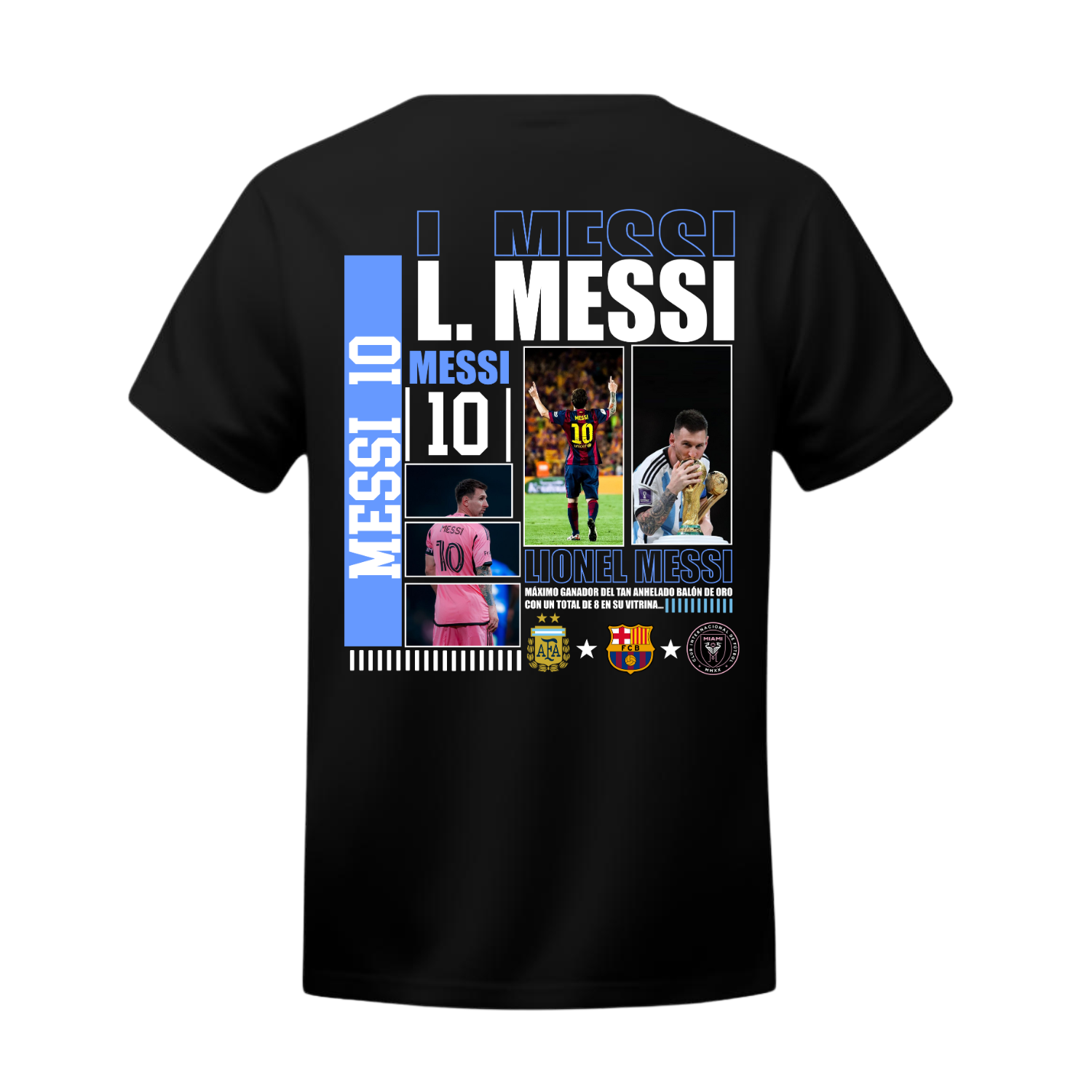 Polera Messi The GOAT Anthology – Lionel Messi
