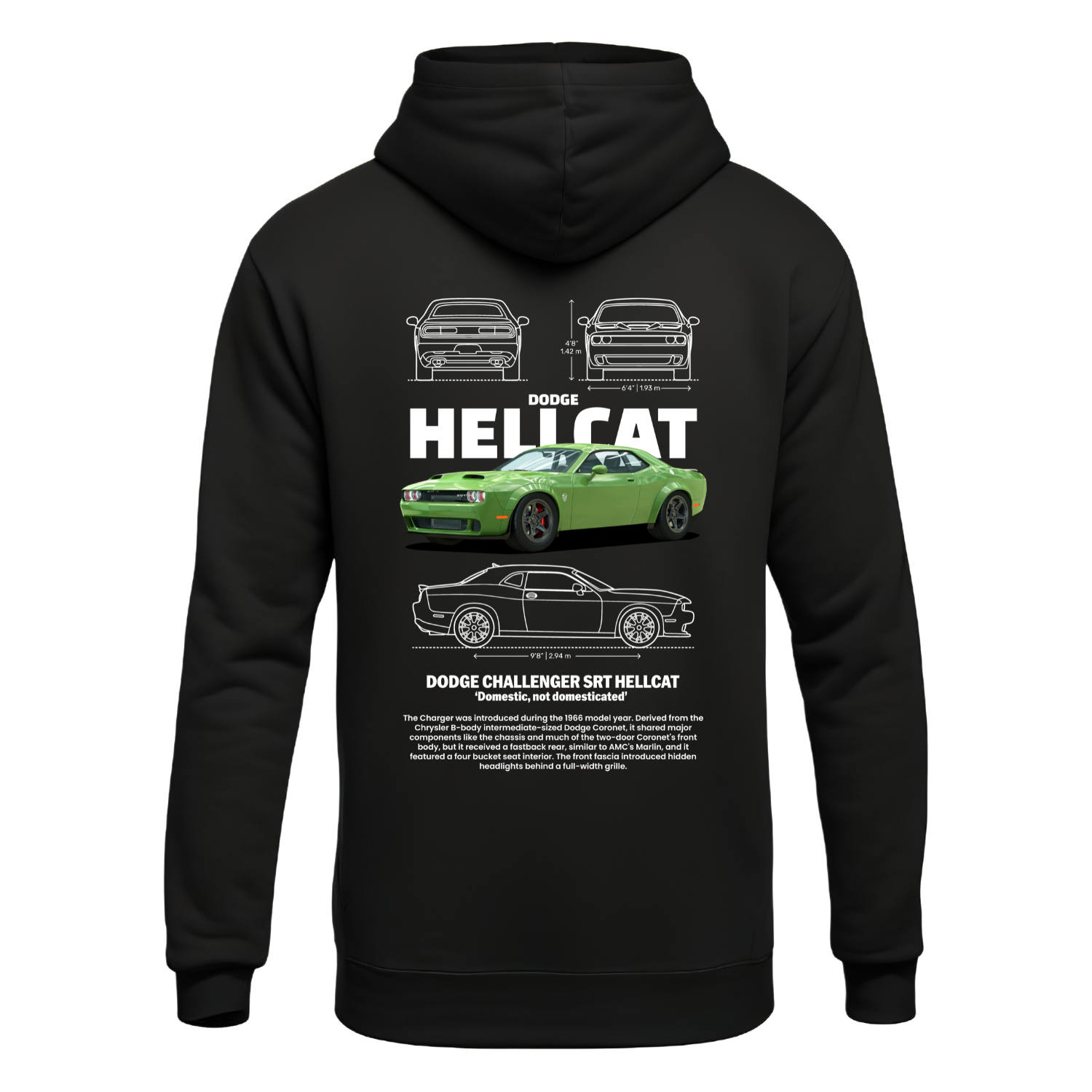 Polerón Hellcat Blueprint – Dodge