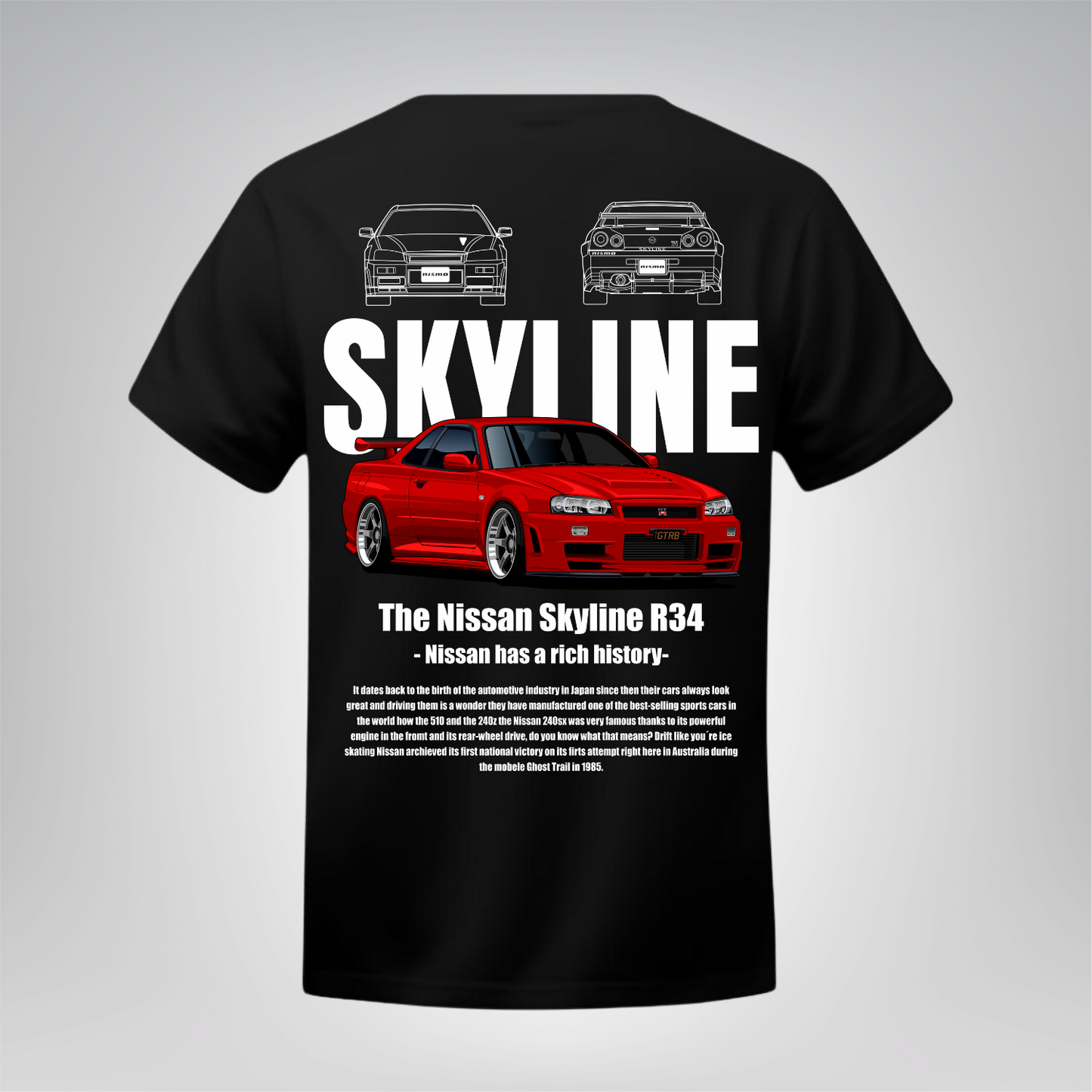 Polera Skyline R34 - Nissan