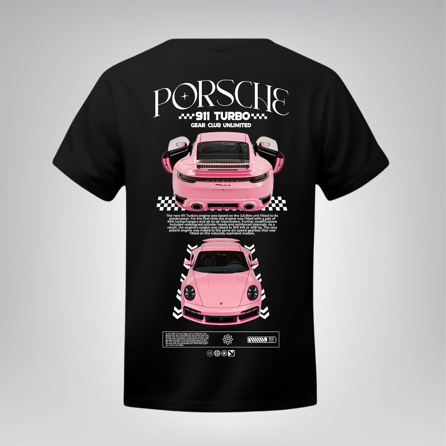 Polera Porsche 911 Turbo – Pink Edition
