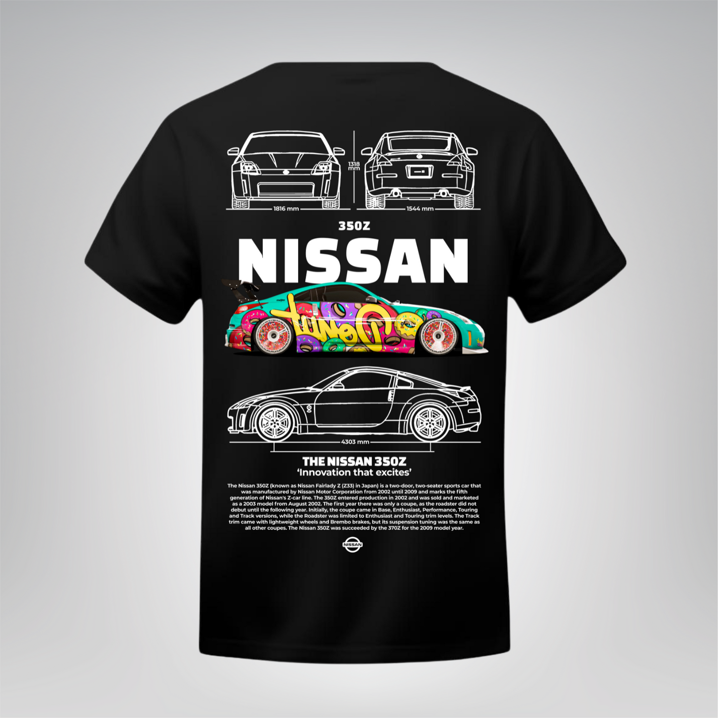 Polera Nissan 350Z – JDM Tuning Edition