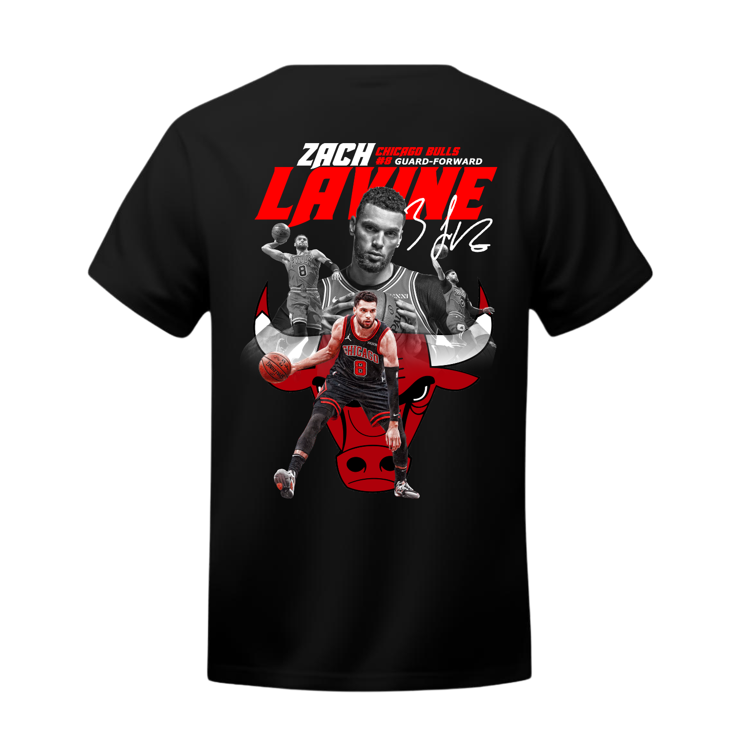 Polera Zach LaVine "Windy City Flyer" – Chicago Bulls