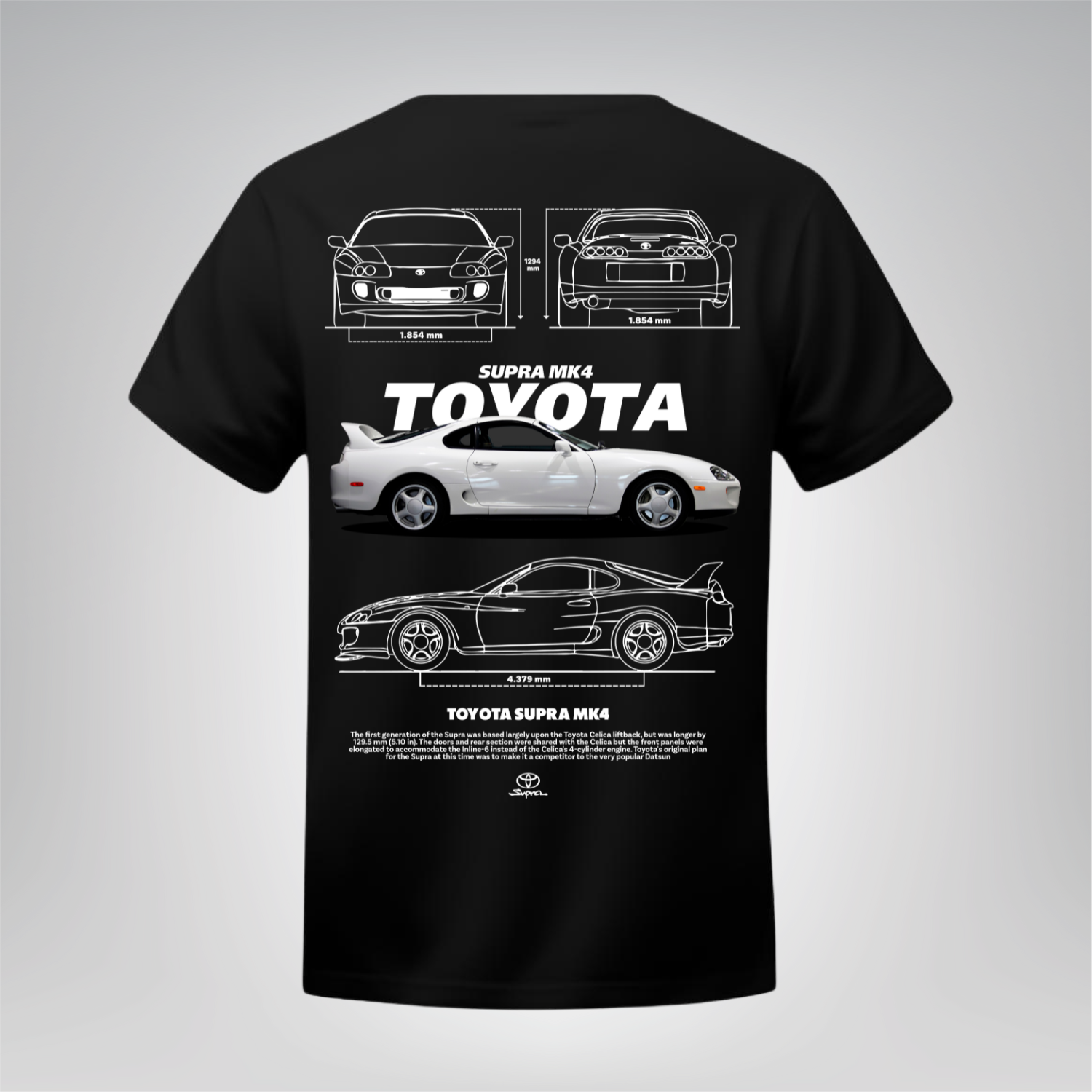 Polera Supra MK4 Blanco – Toyota