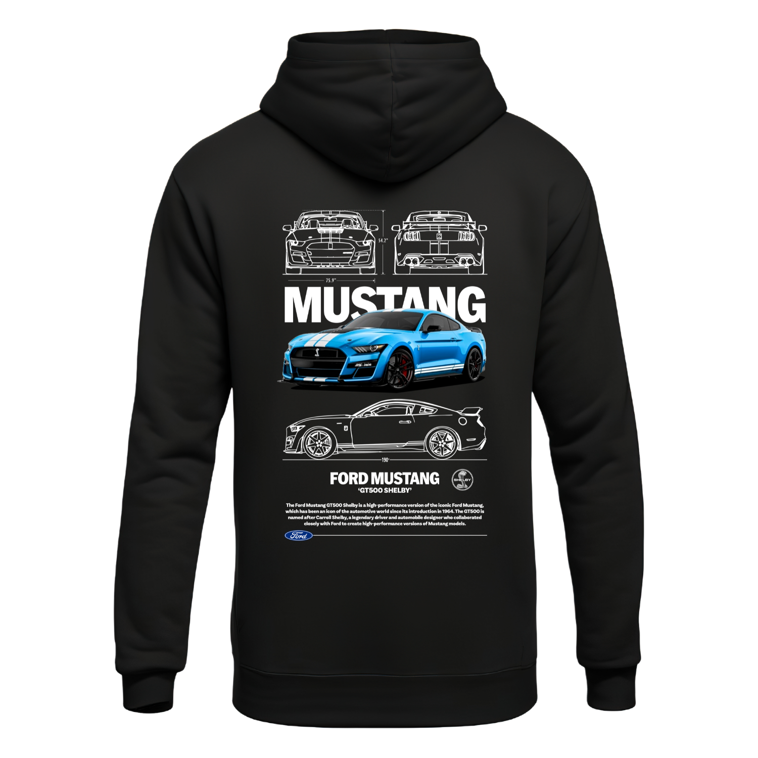 Polerón Mustang GT500 Blueprint – Ford