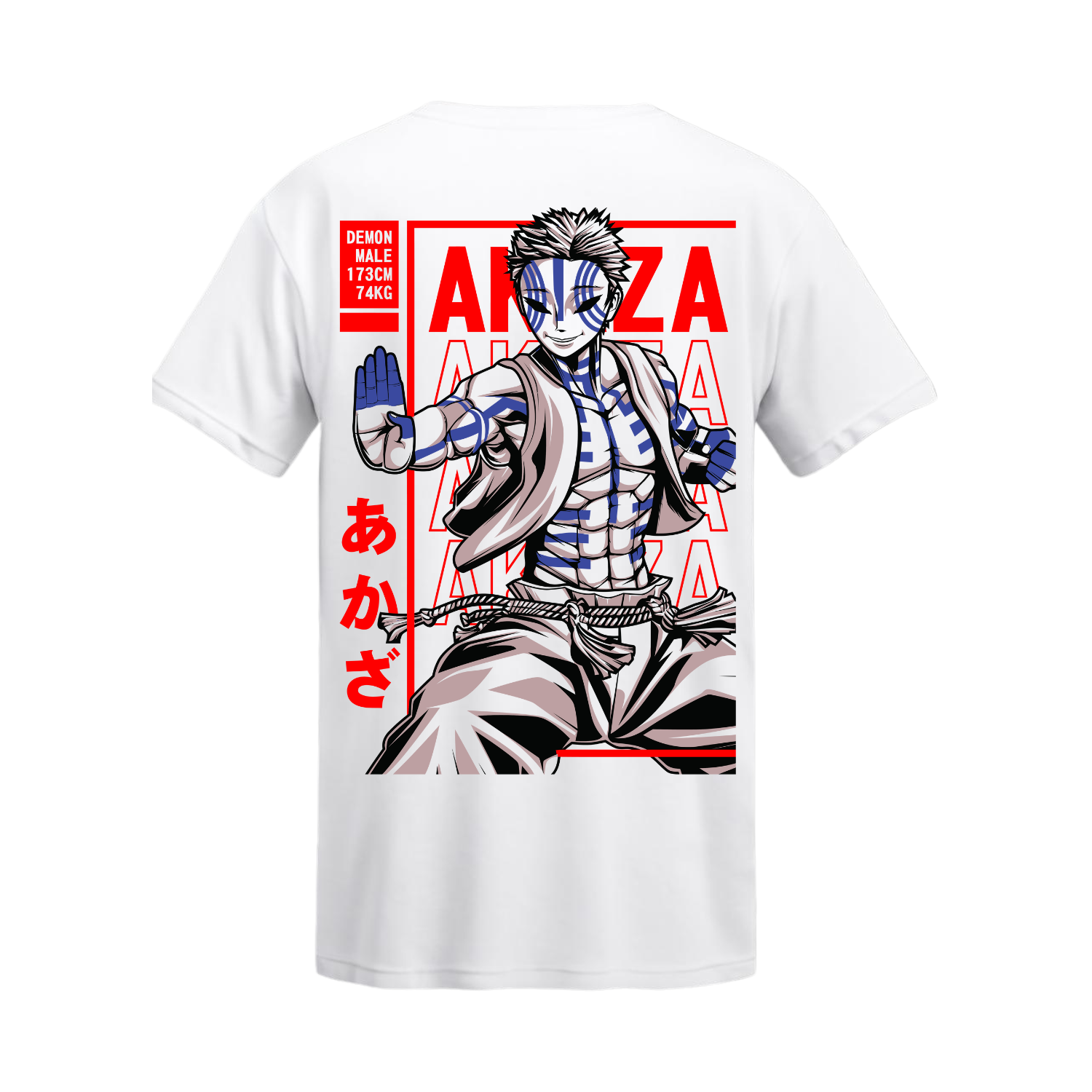 Polera Akaza: Técnica de Despliegue – Kimetsu no Yaiba