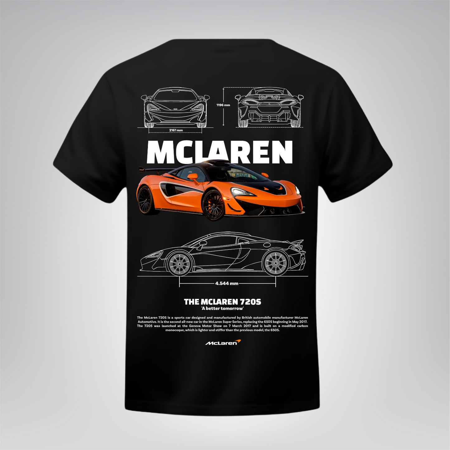 Polera McLaren 720S – Supercar Legend