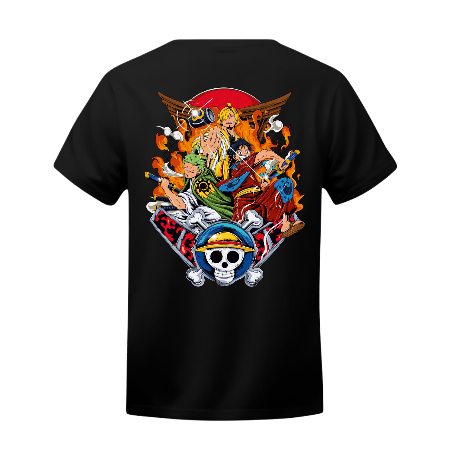Polera Monster Trio: Crónicas de Wano – One Piece