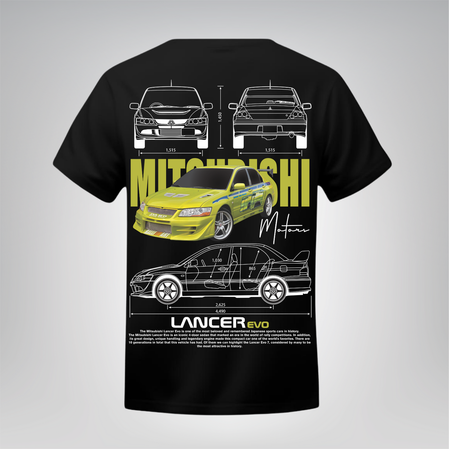 Polera Lancer Evolution – Mitsubishi