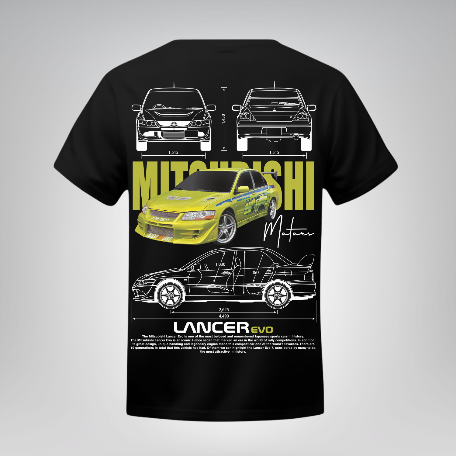 Polera Lancer Evolution – Mitsubishi