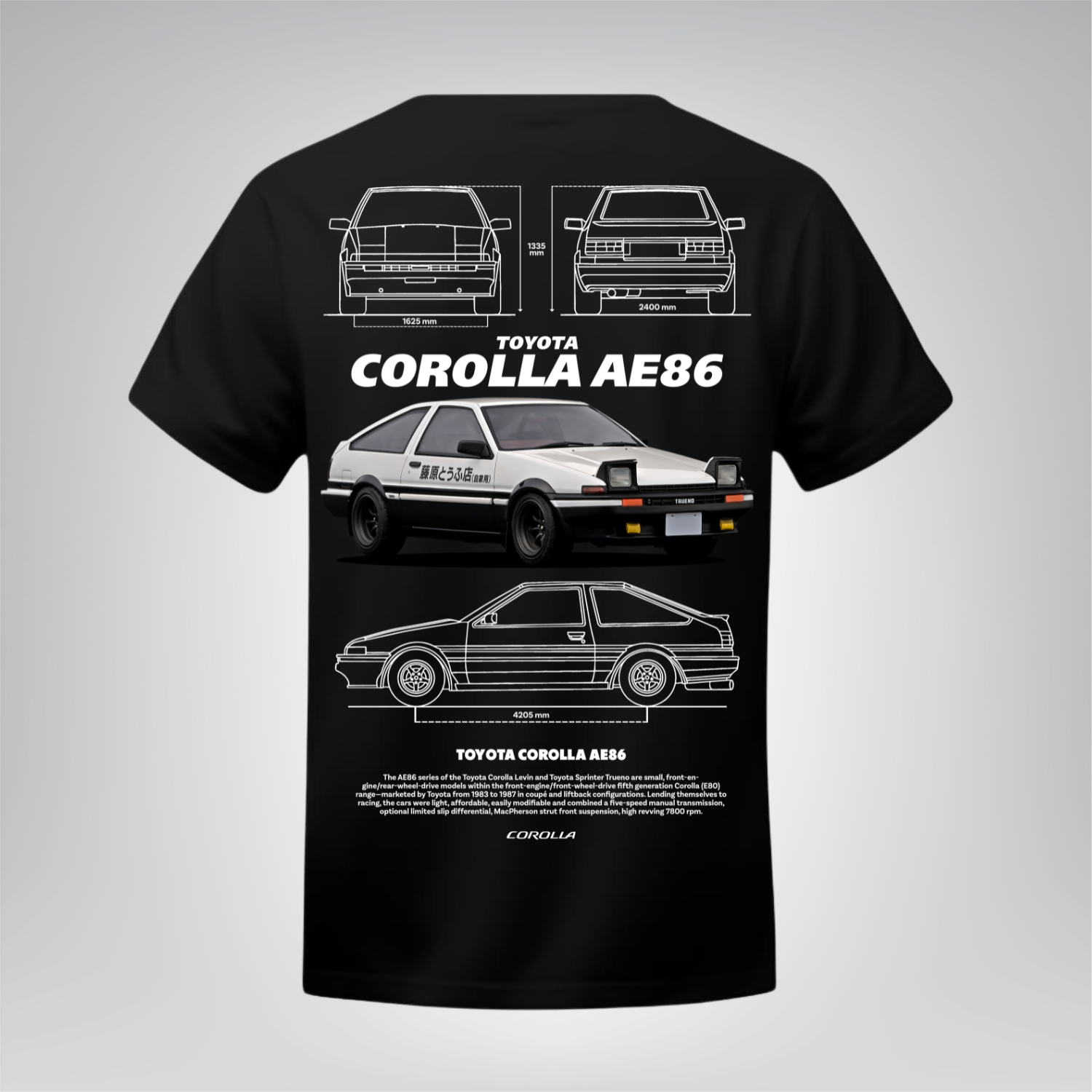 Polera Corolla AE86 – Toyota
