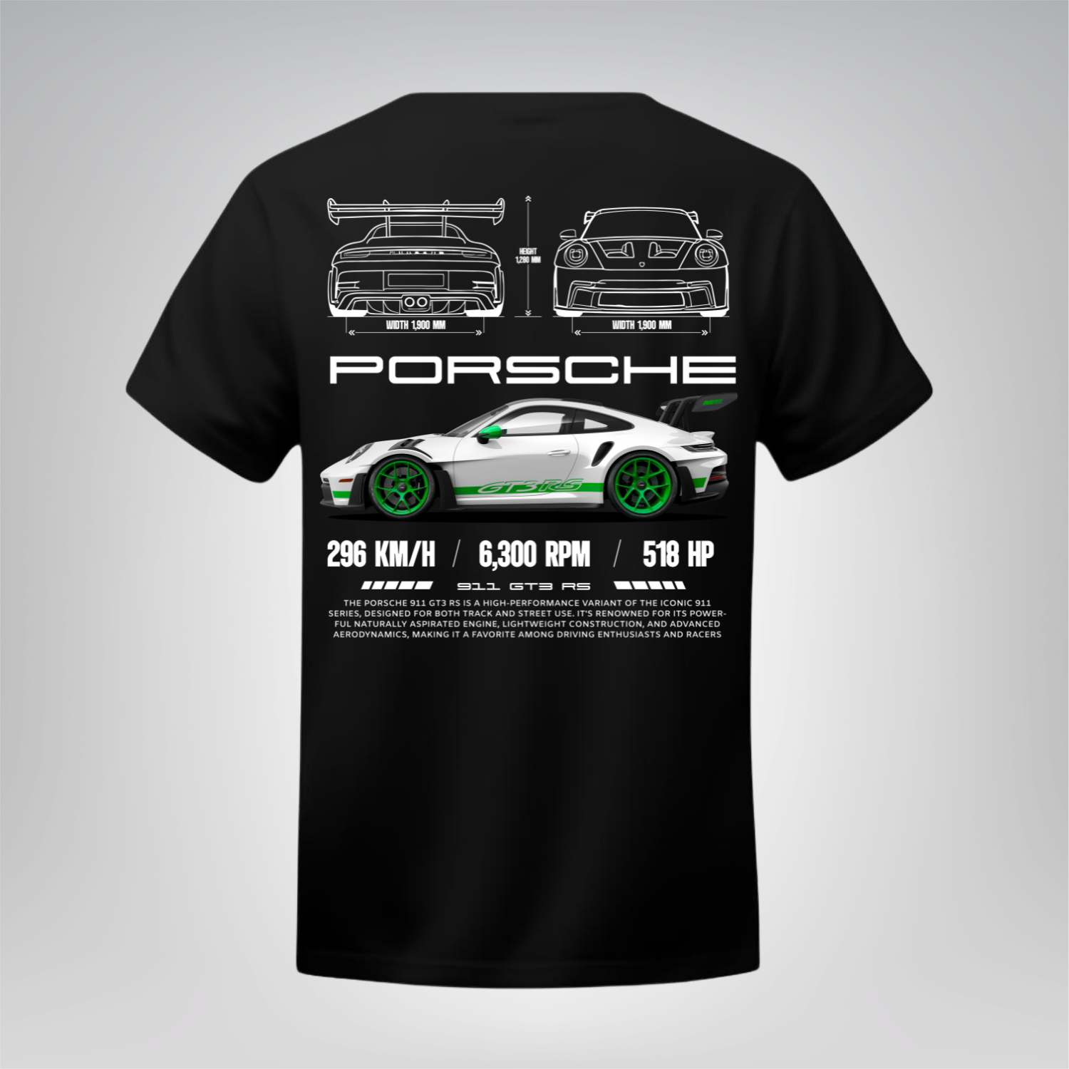 Polera Porsche 911 GT3 RS – Racing Edition