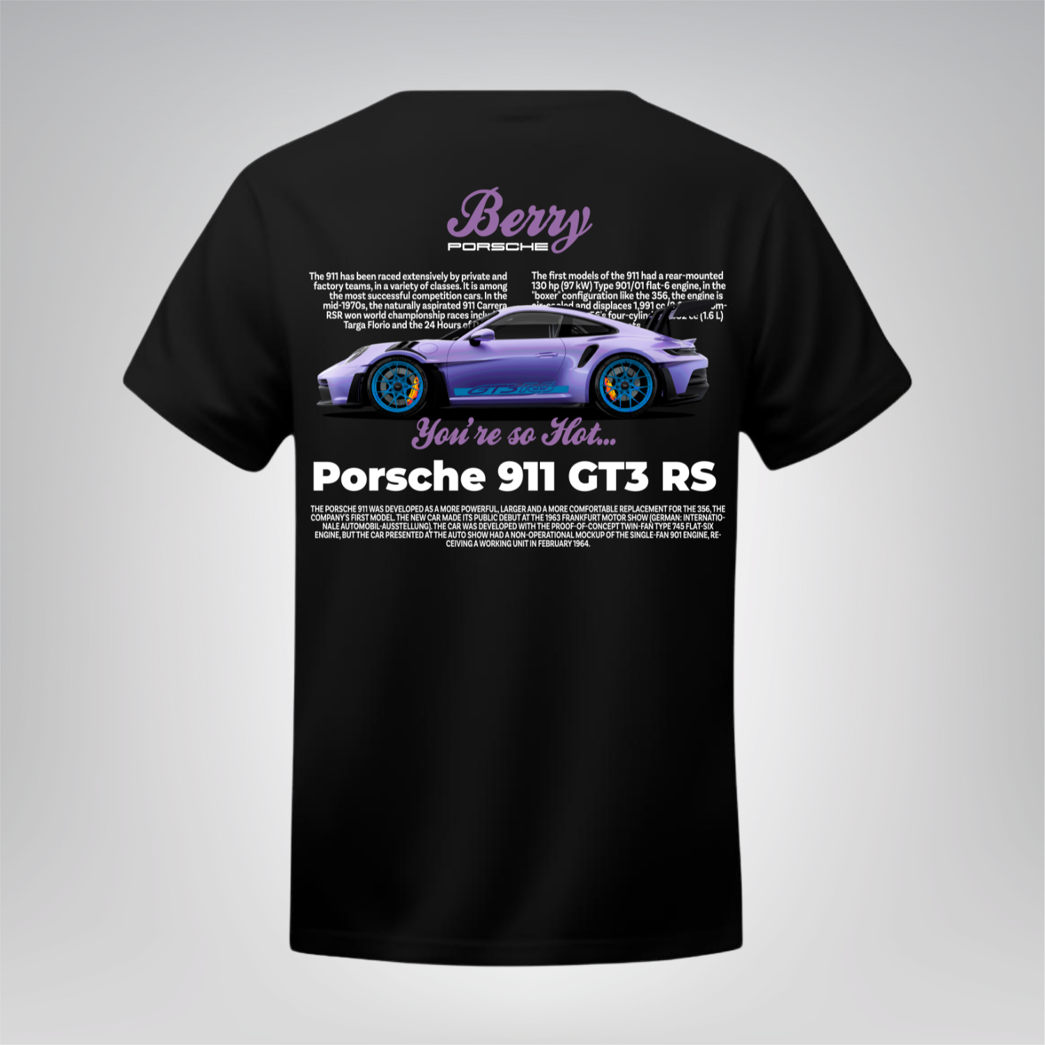 Polera Porsche 911 GT3 RS – Berry Edition