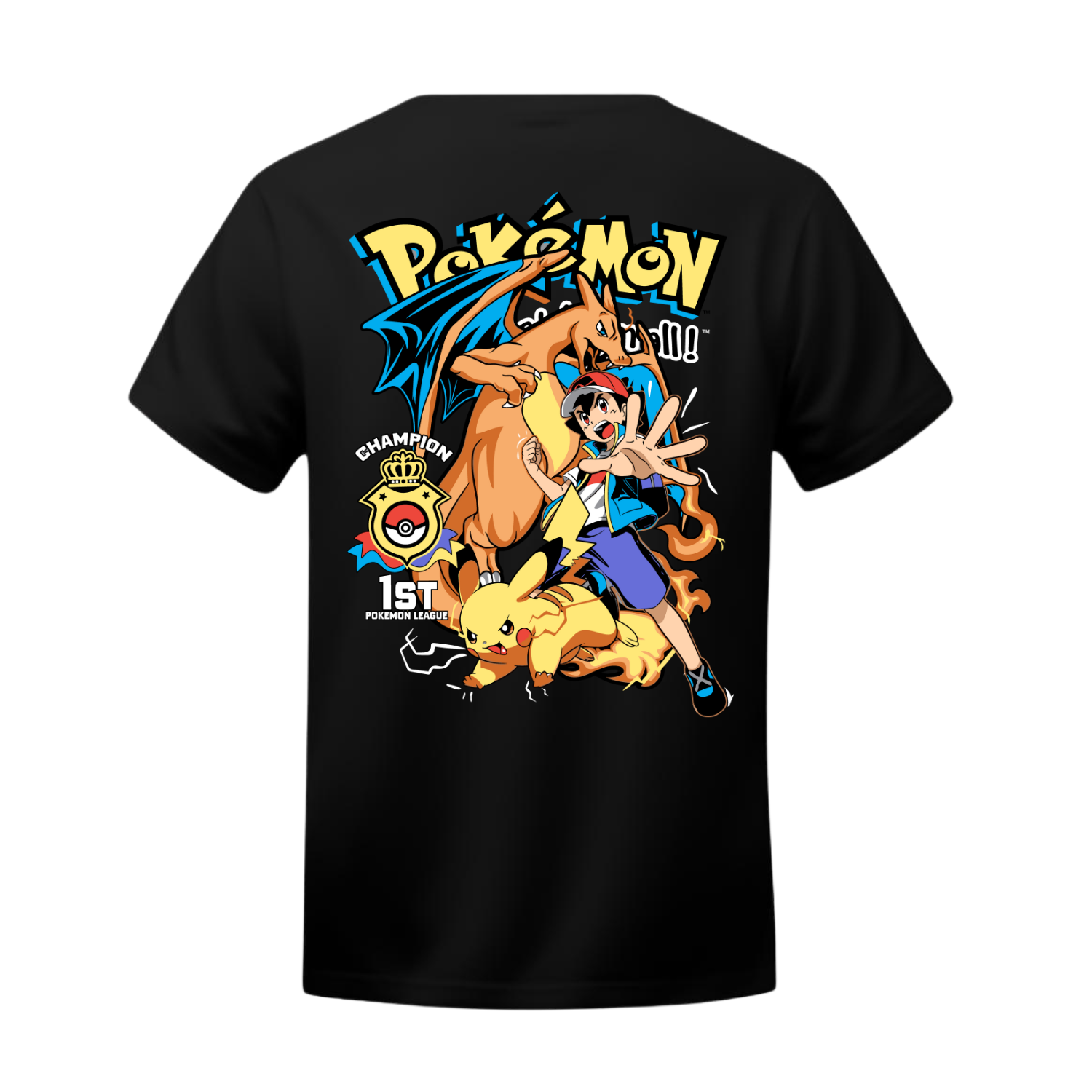 Polera Ash Campeón Legendario – Pokémon