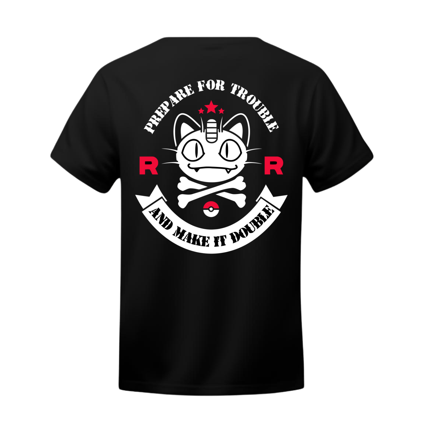 Polera Meowth Rocket Jolly Roger – Pokémon