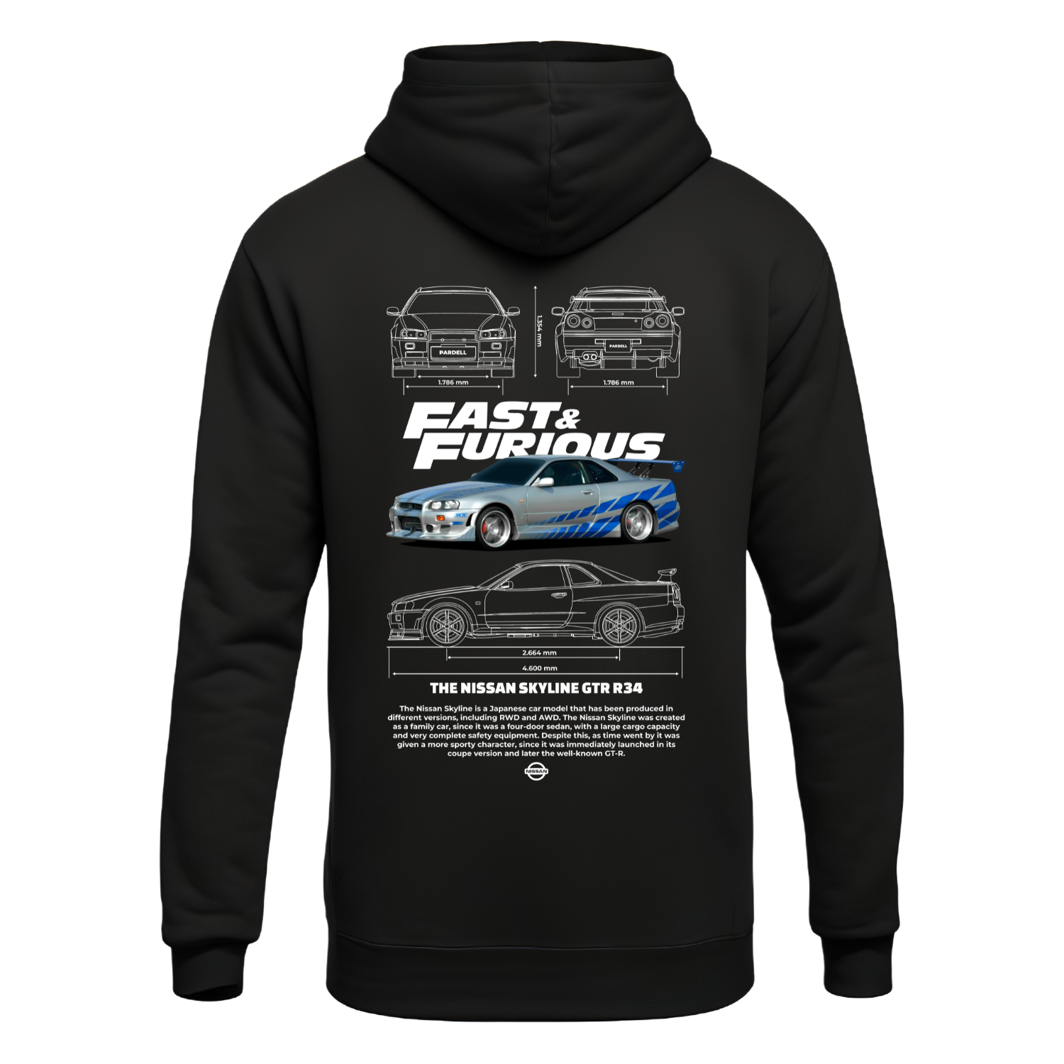 Polerón Skyline R34 Brian – Fast & Furious