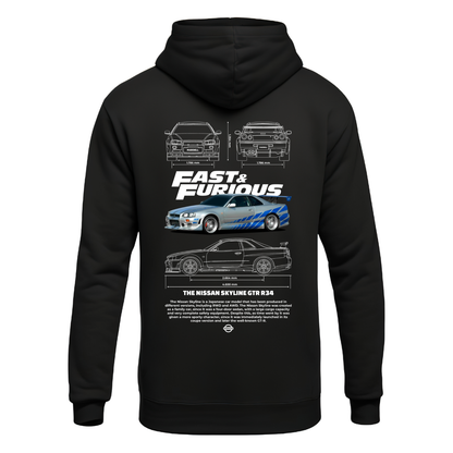 Polerón Skyline R34 Brian – Fast & Furious