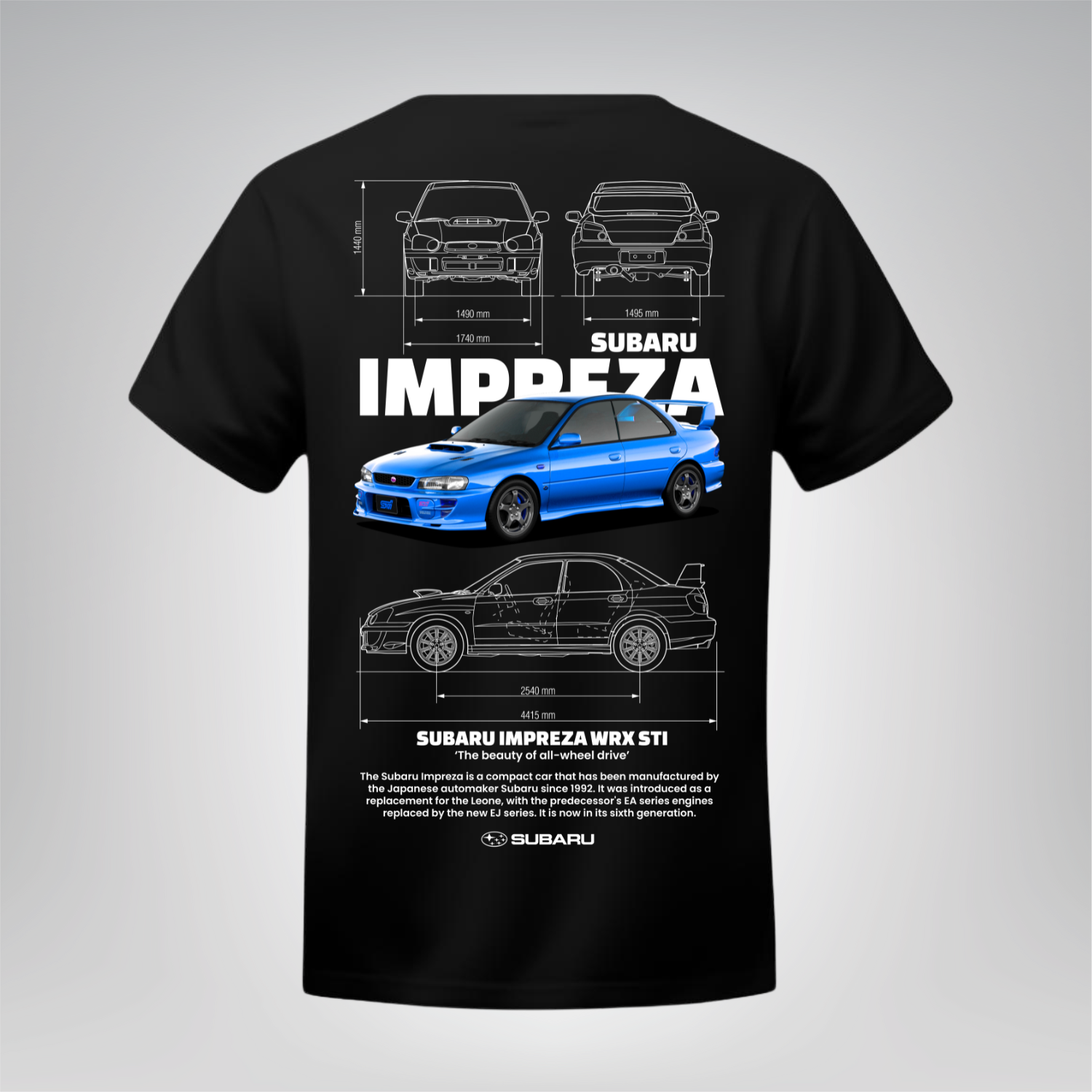 Polera Impreza WRX STI – Subaru