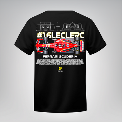 Polera Ferrari #16 Leclerc – F1 Edition