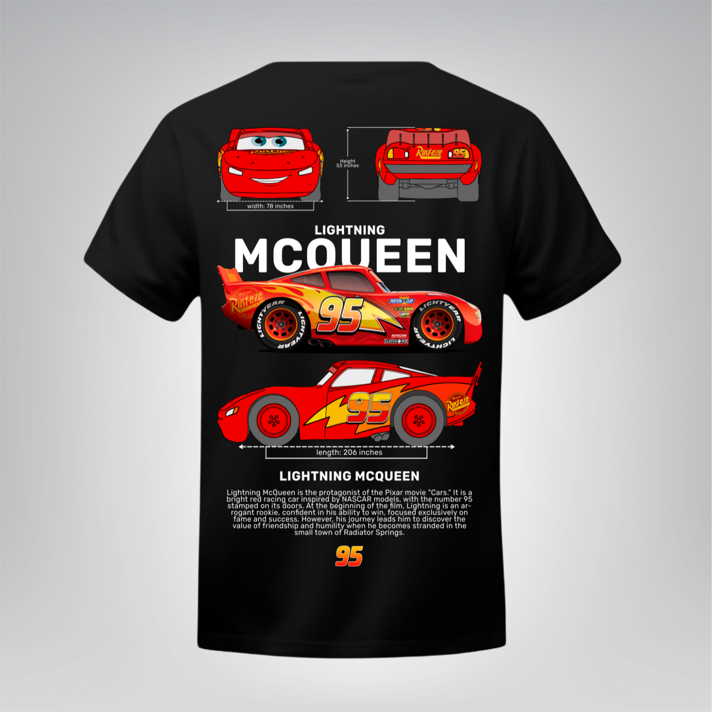 Polera Lightning McQueen – Cars