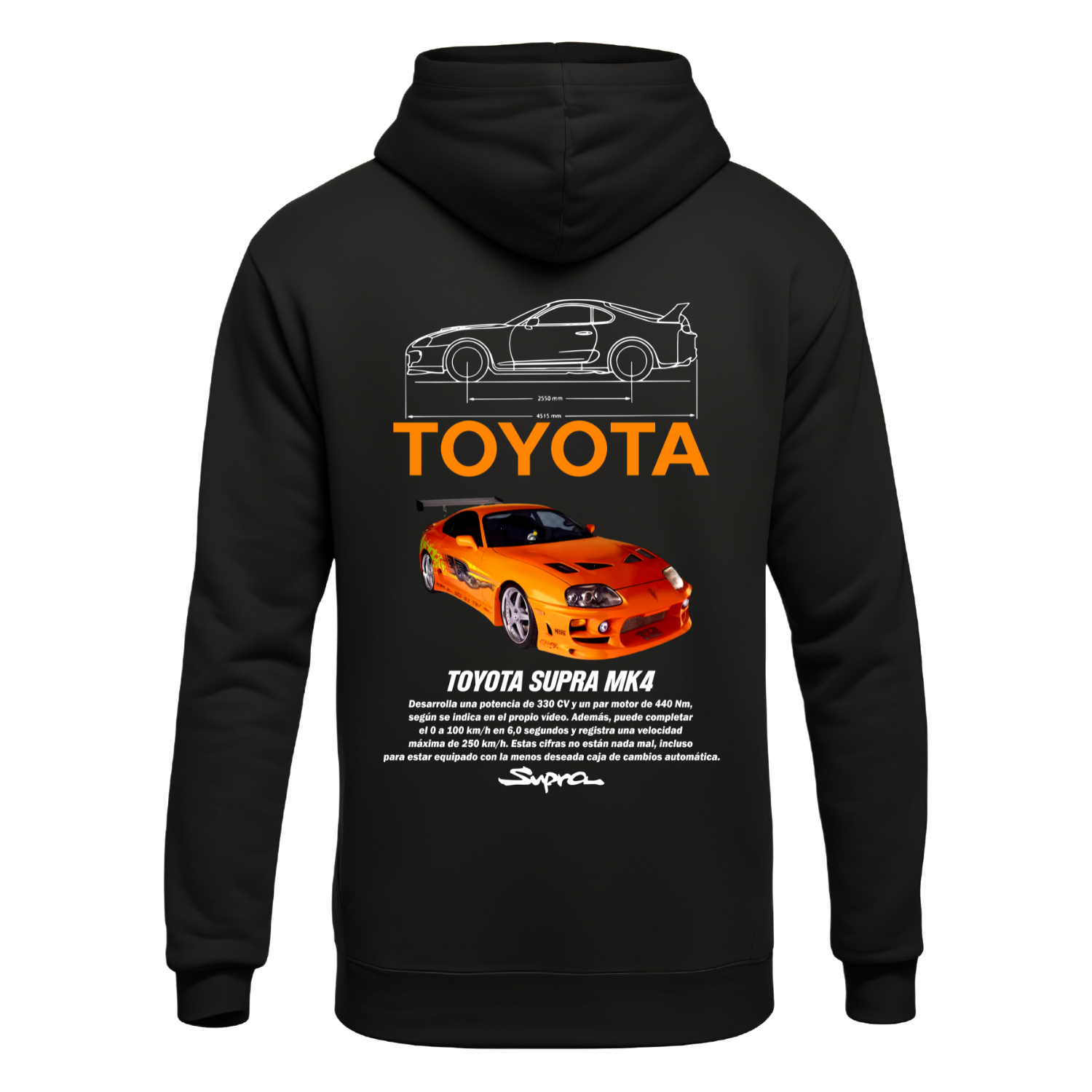Polerón Supra MK4 Orange – Toyota