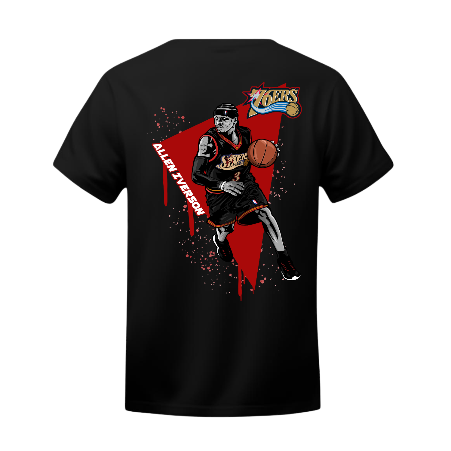 Polera Iverson Crossover – Philadelphia 76ers