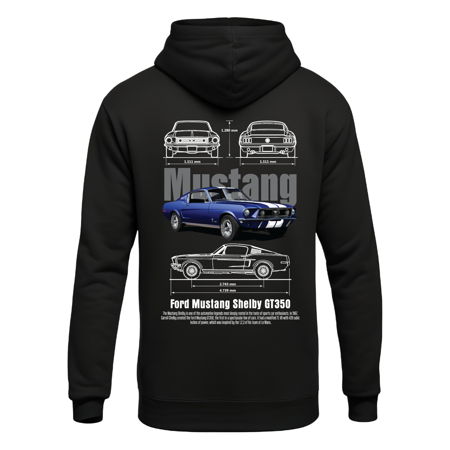 Polerón Ford Mustang Shelby GT350 Blueprint – Ford