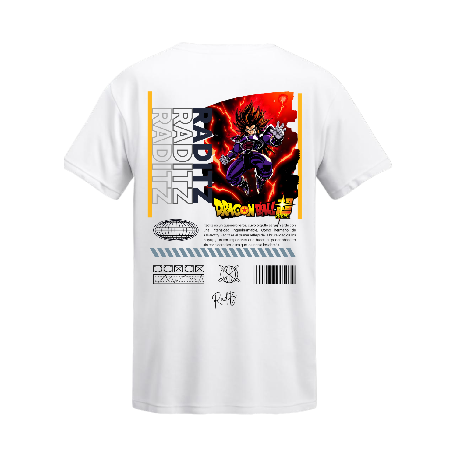 Polera Raditz Guerrero Feroz – Dragon Ball
