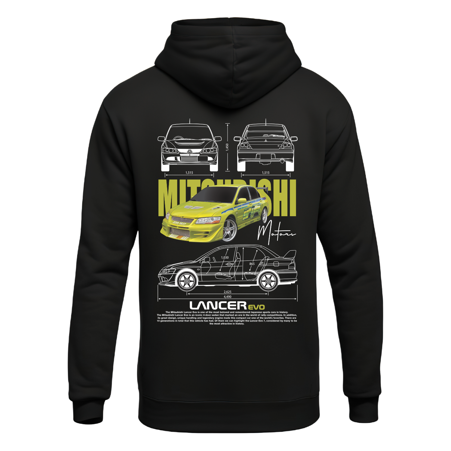 Polerón Mitsubishi Lancer Evo Blueprint – Mitsubishi
