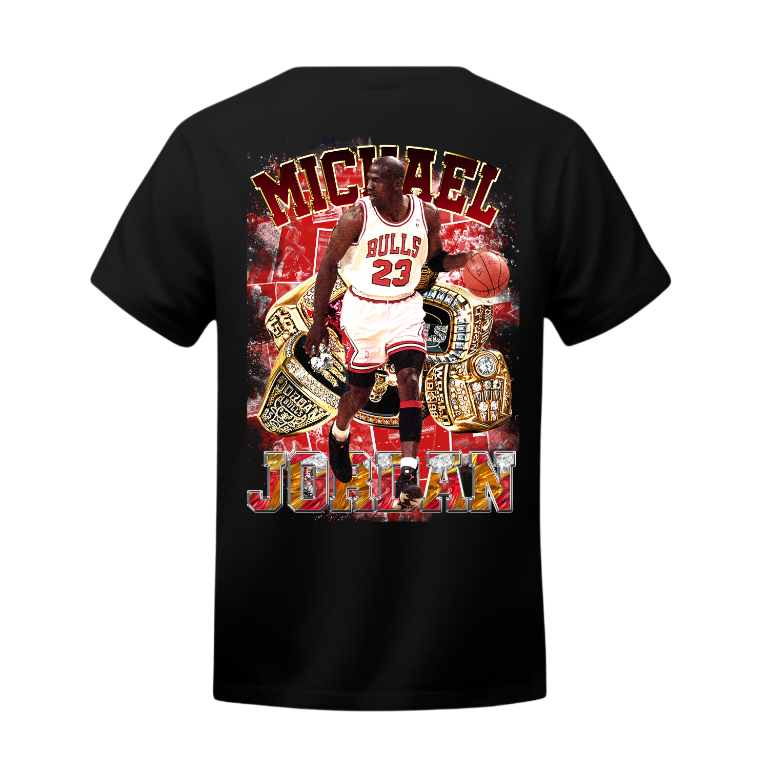 Polera Michael Jordan "6 Rings" – NBA