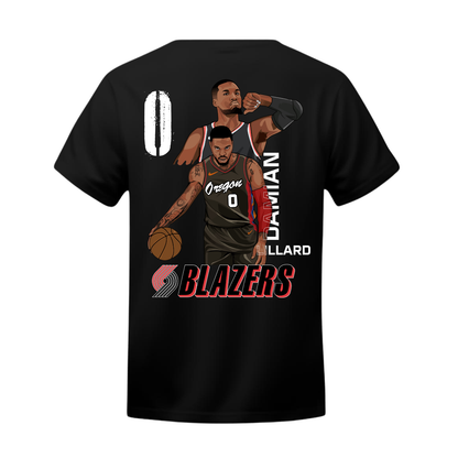 Polera Damian Lillard "Dame Time" – Portland Trail Blazers