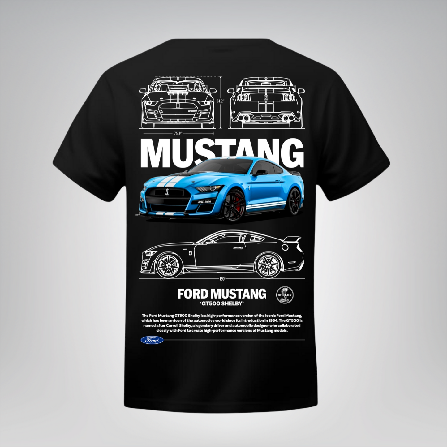 Polera Mustang GT500 Shelby – Ford