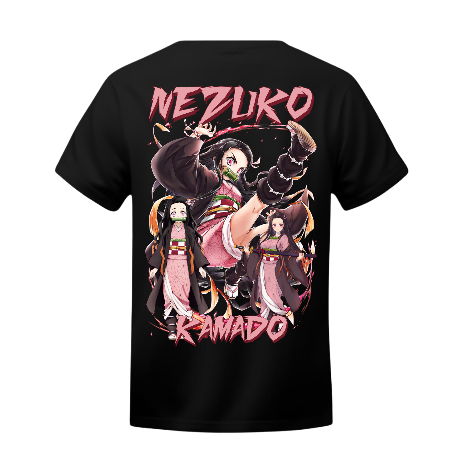 Polera Nezuko: Furia Carmesí – Kimetsu no Yaiba