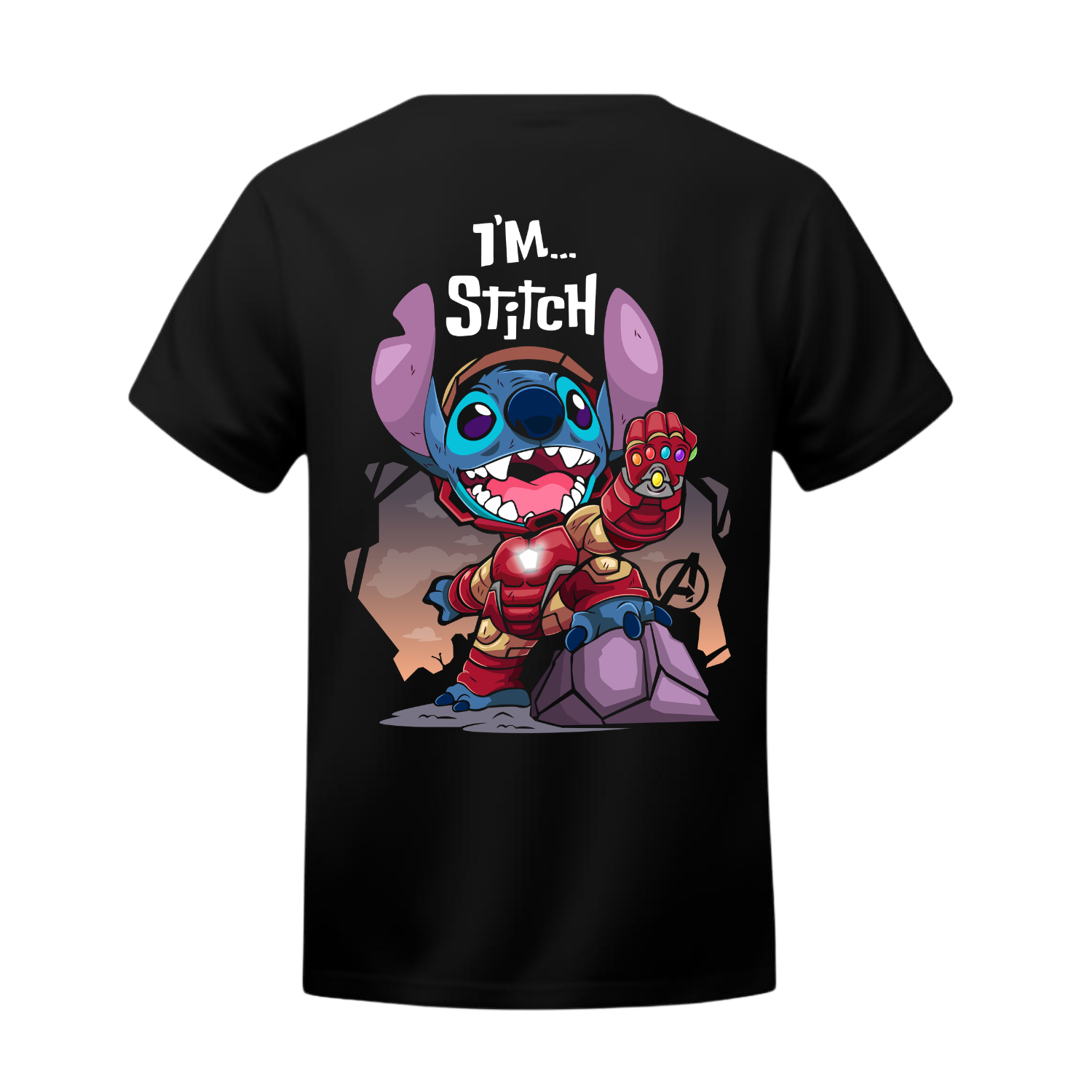 Polera Stitch Iron Man – Lilo & Stitch x Marvel