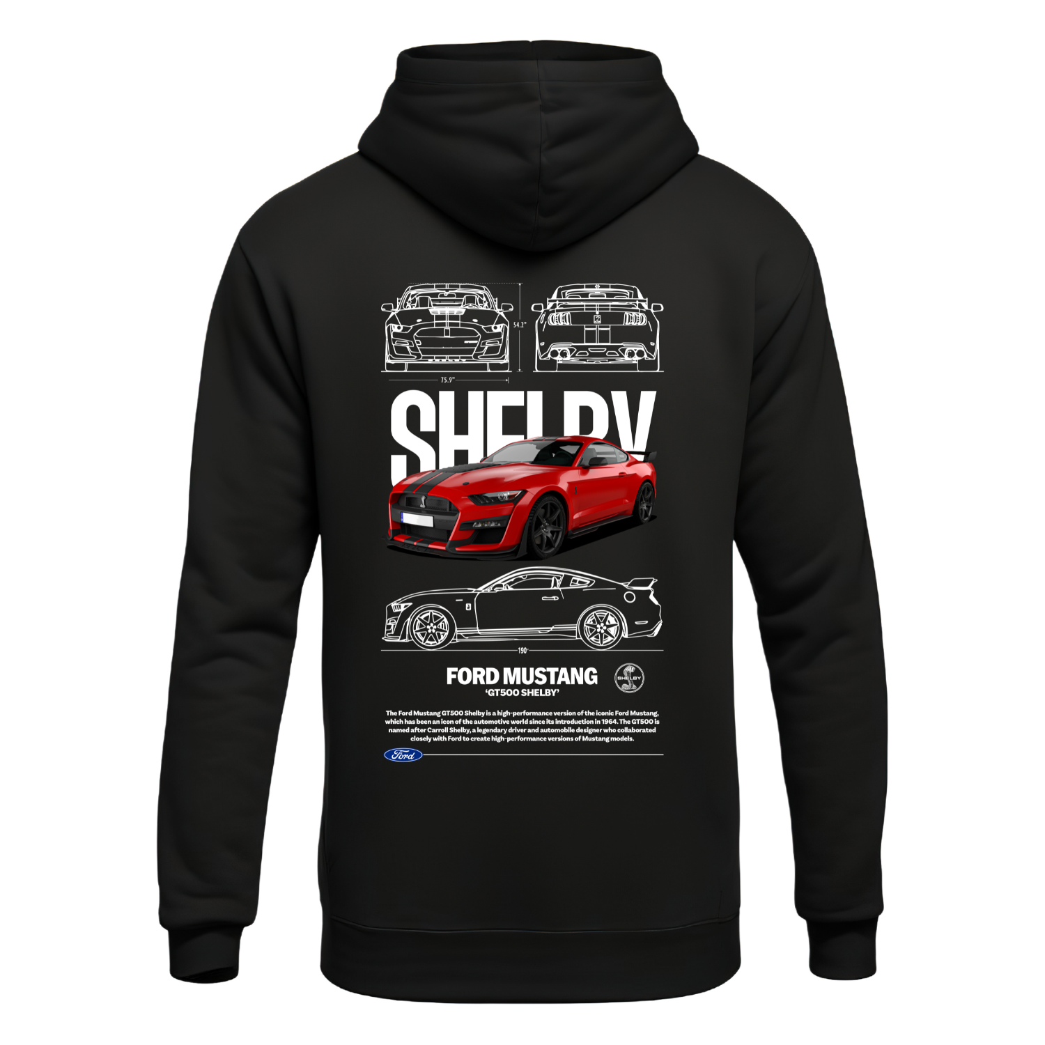 Polerón Shelby GT500 Blueprint – Ford