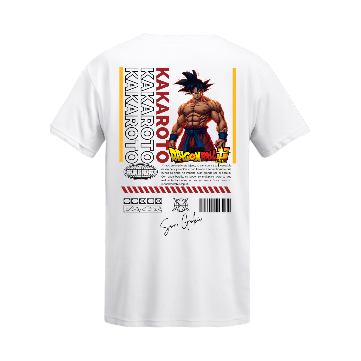 Polera Kakaroto Ultra Instinto Físico – Dragon Ball Super