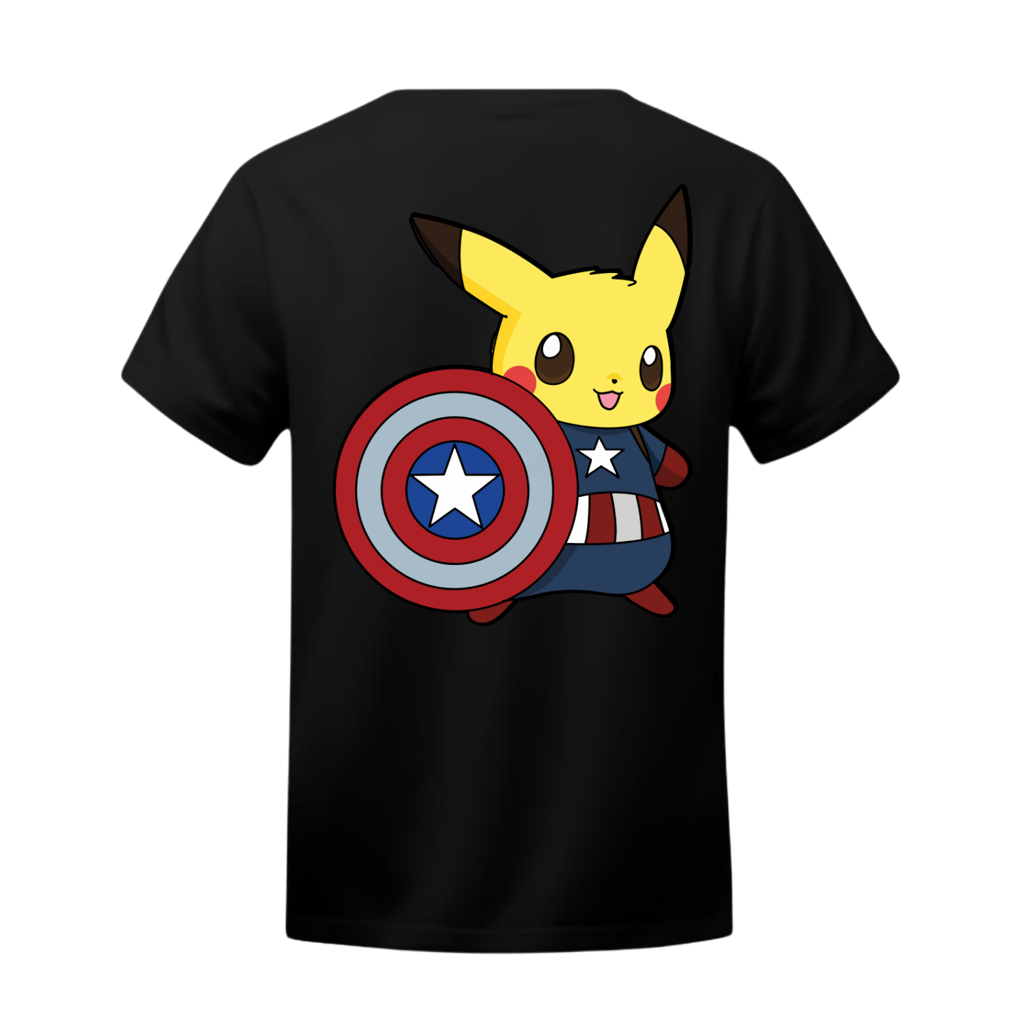 Polera Pikachu Cap – Pokémon x Marvel