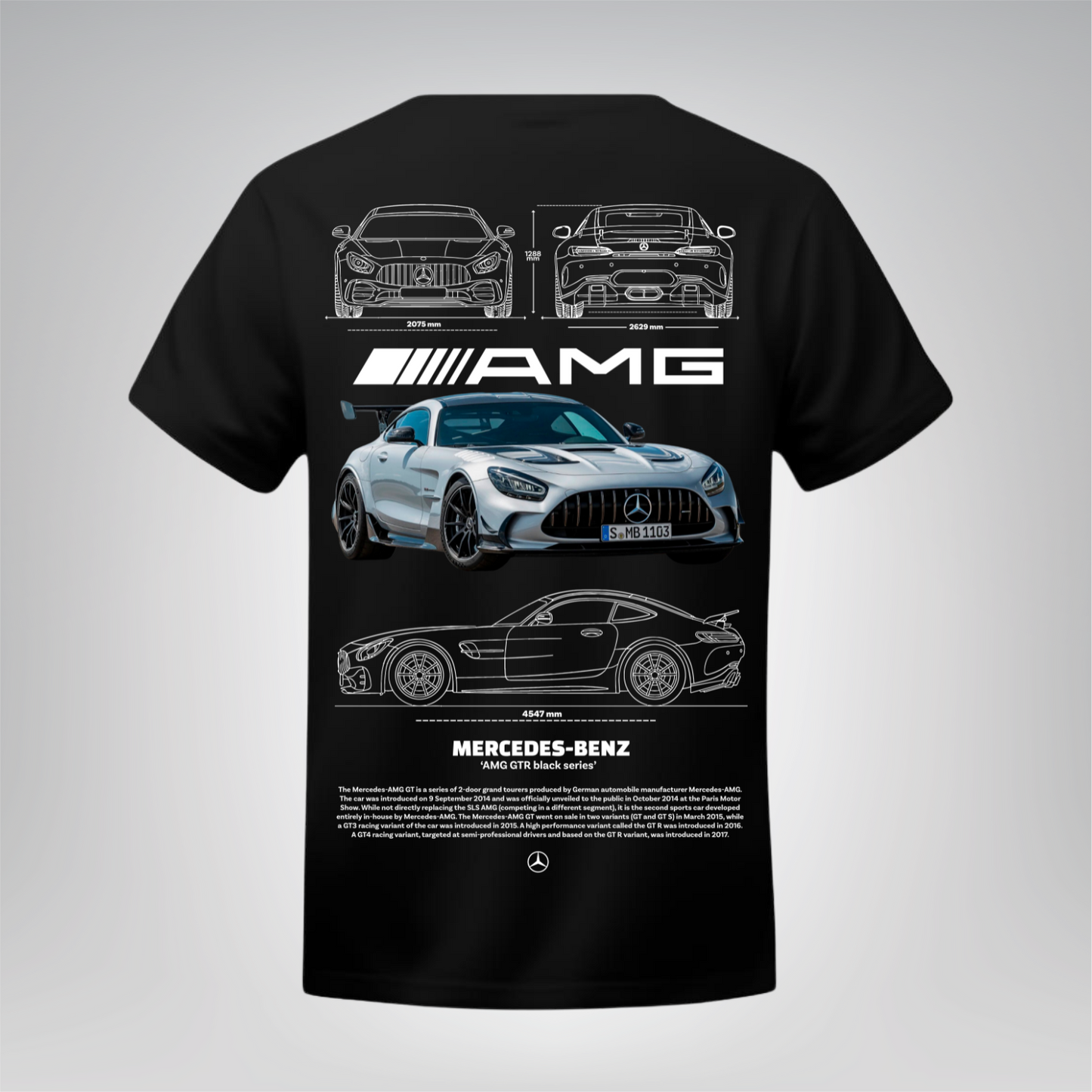 Polera Mercedes-Benz AMG GTR Silver