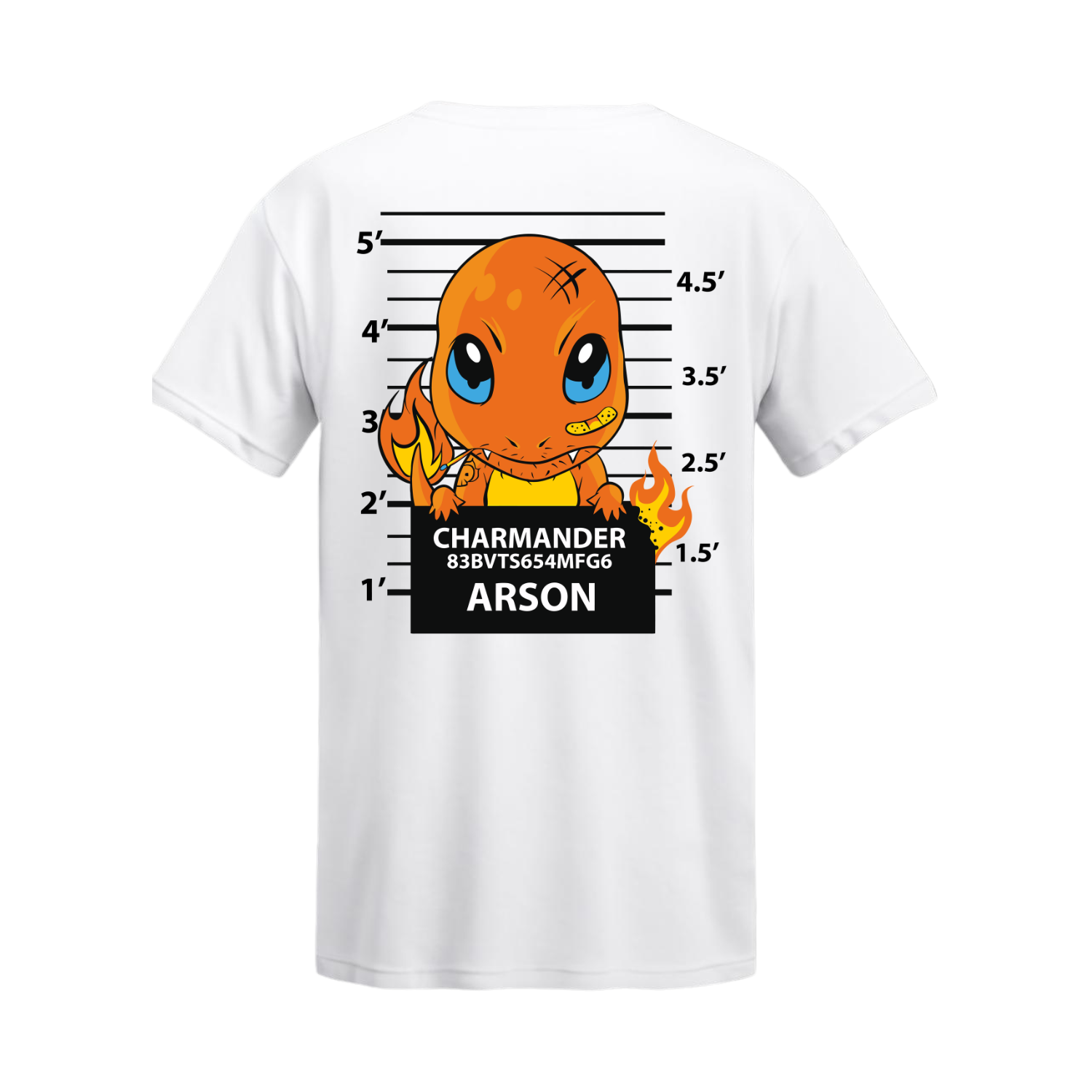 Polera Charmander Mugshot – Pokémon